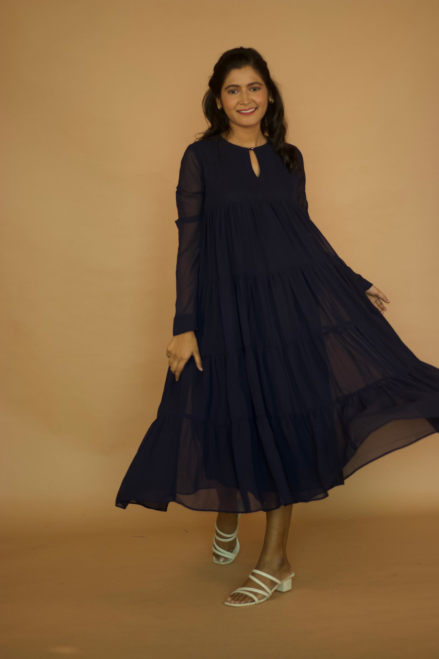 Neila Tiered Maxi Dress