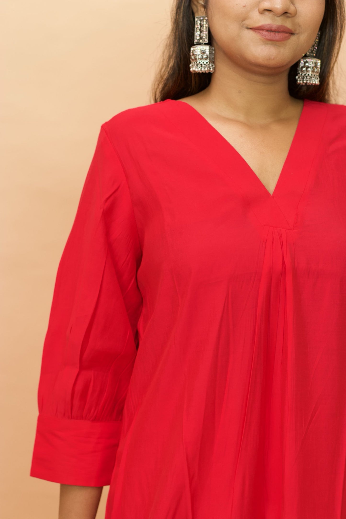 Pink Chanderi Mehak kurta set