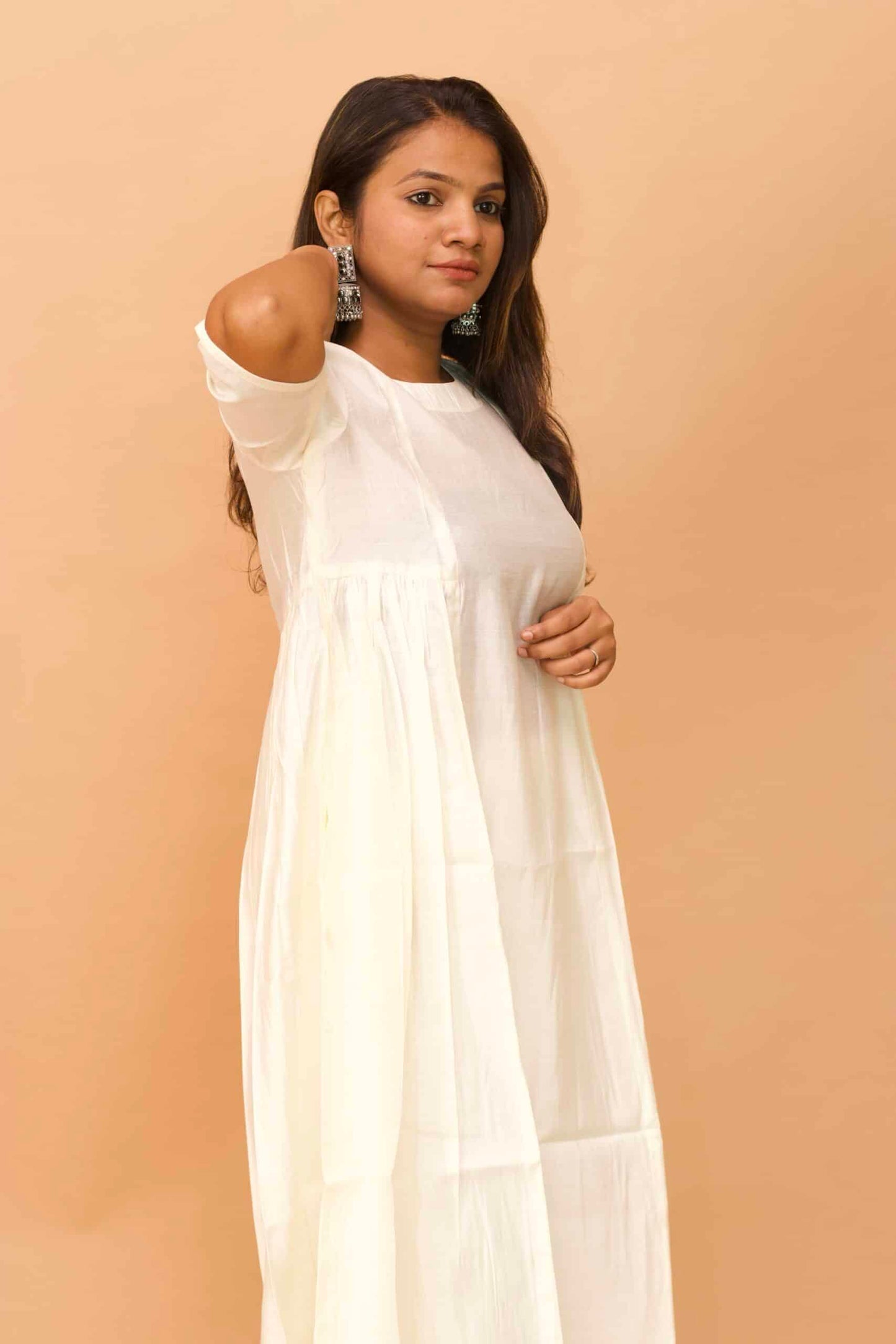 Ivory Chanderi Khawab Kurta set