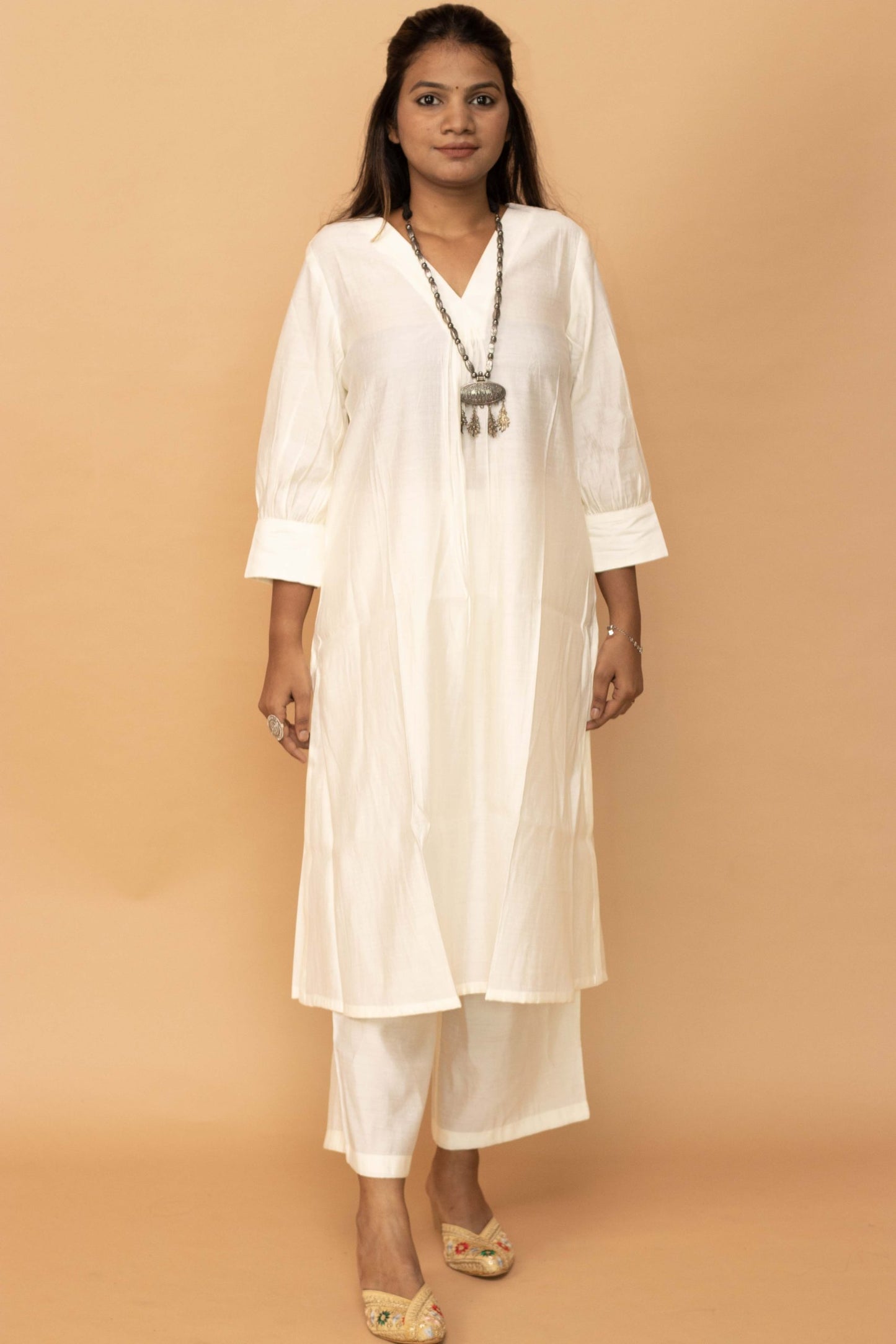 Black Chanderi Mehak kurta set