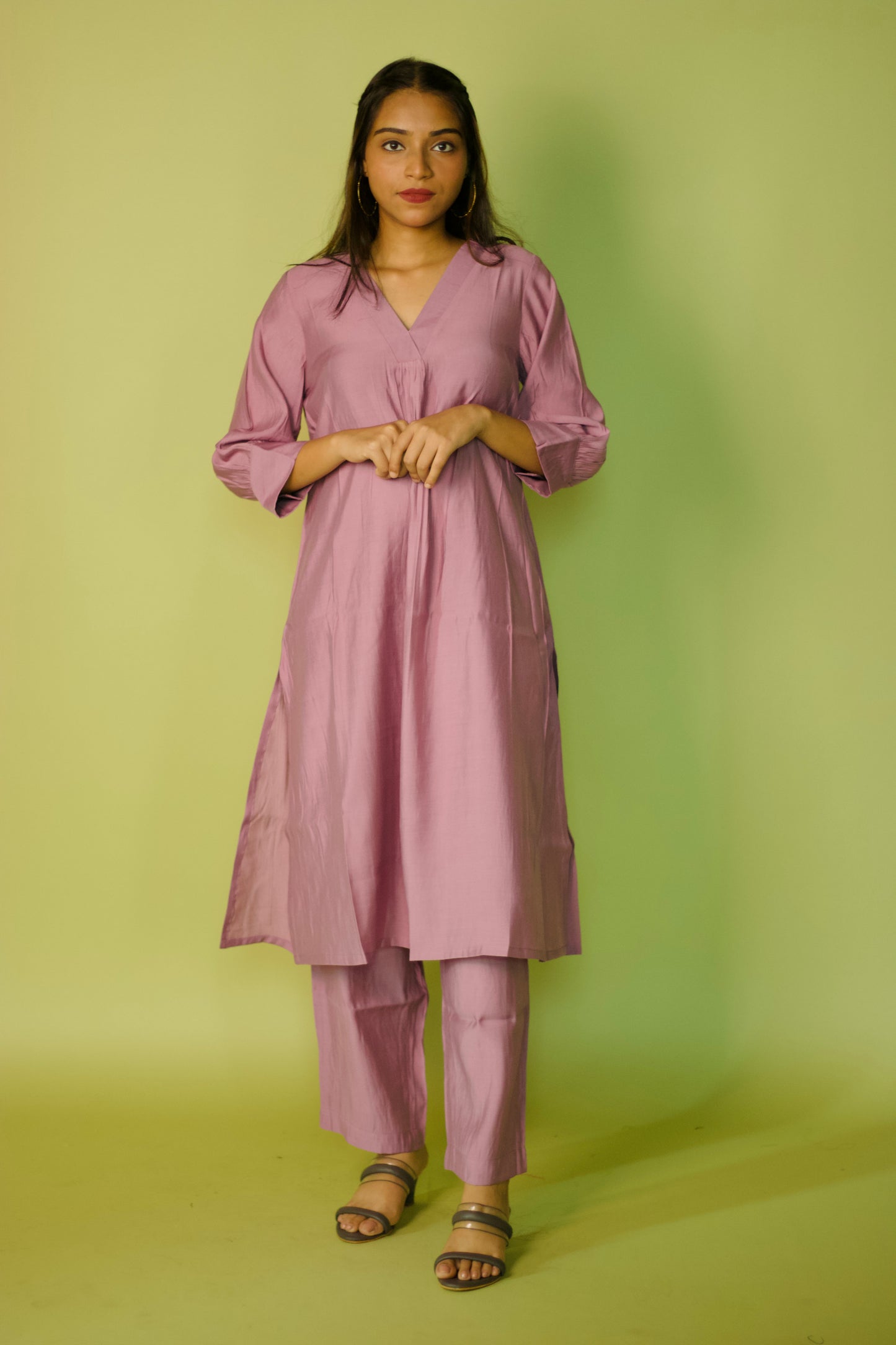 Black Chanderi Mehak kurta set