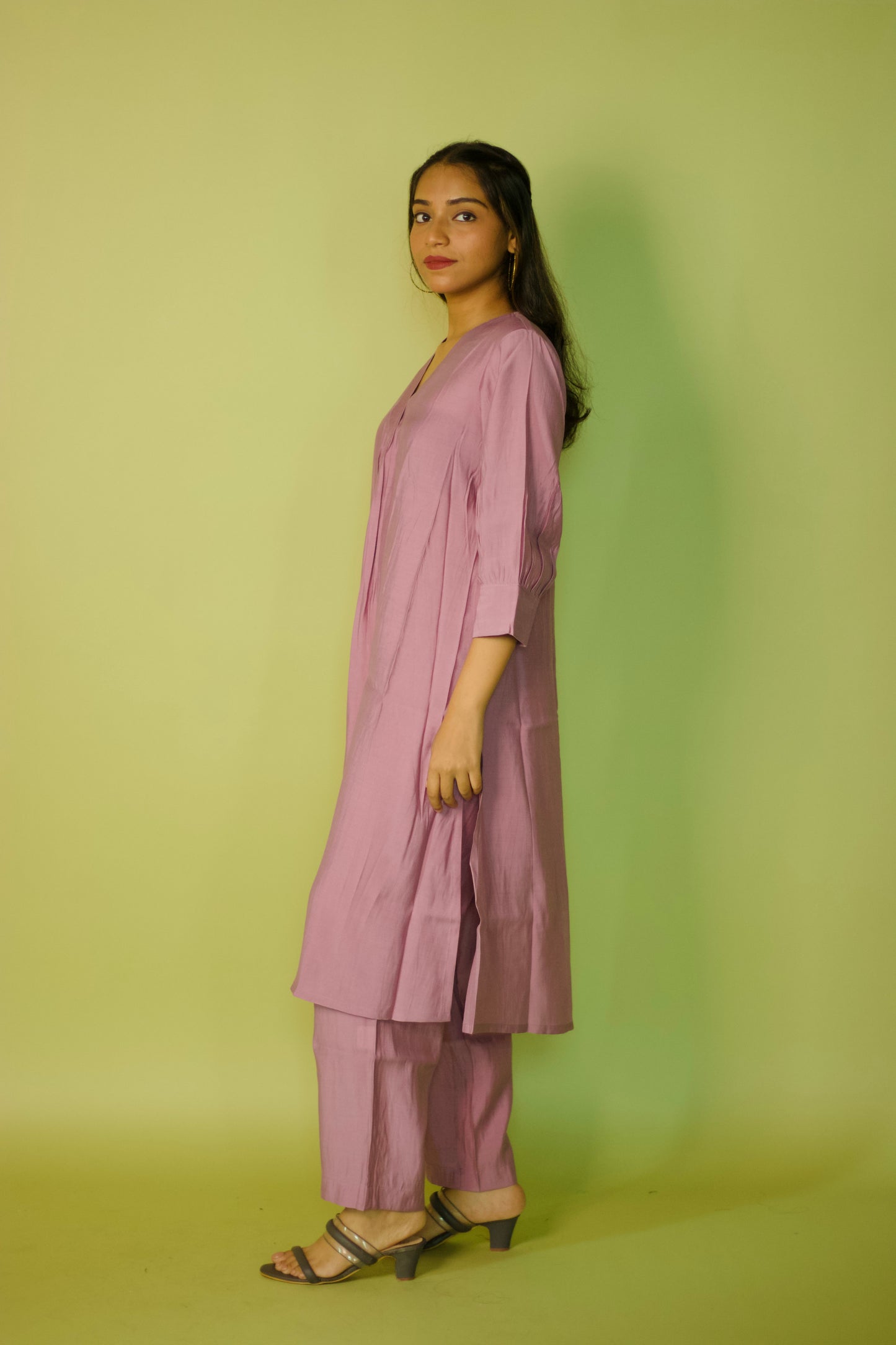 Black Chanderi Mehak kurta set