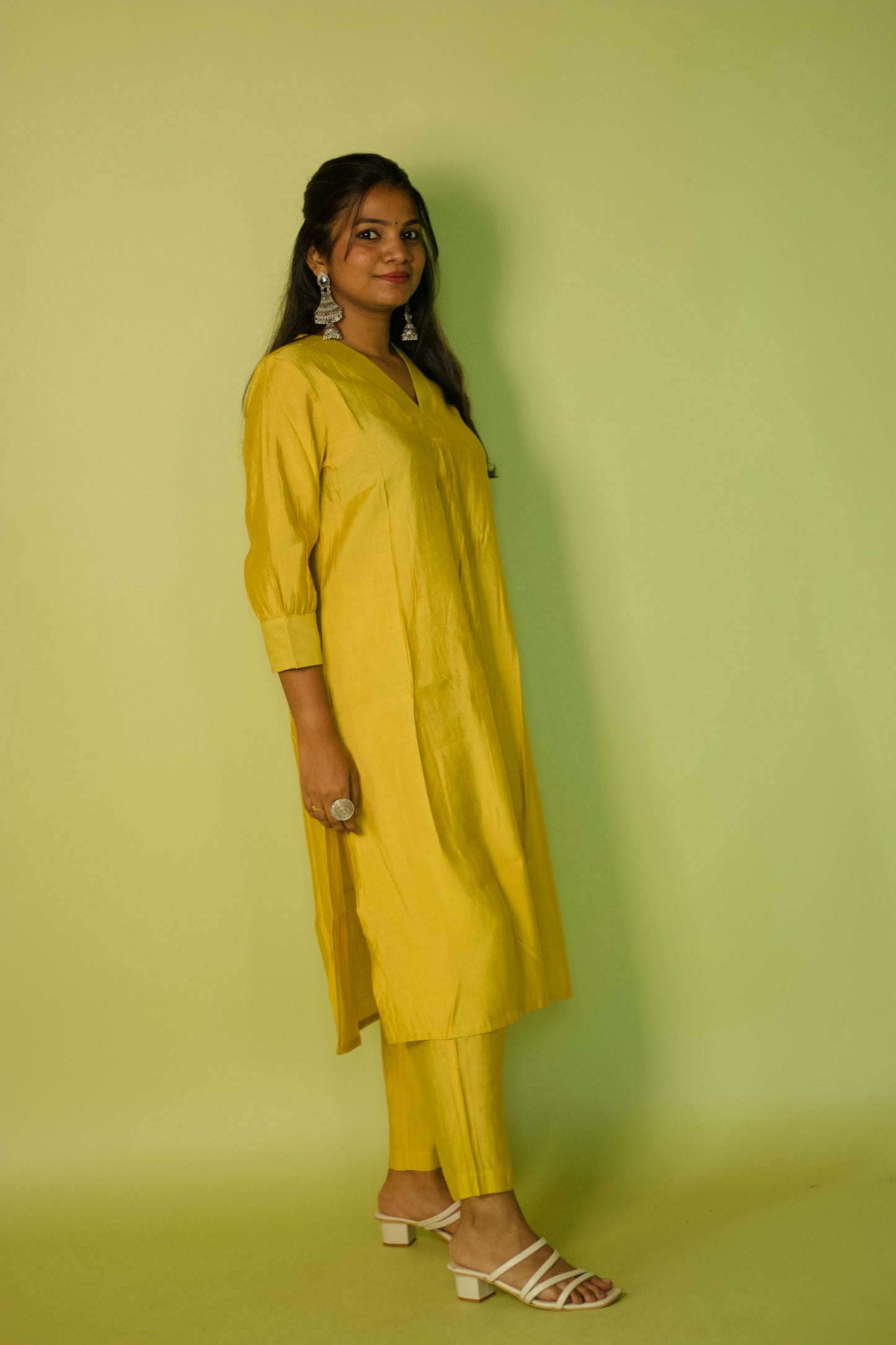 Black Chanderi Mehak kurta set