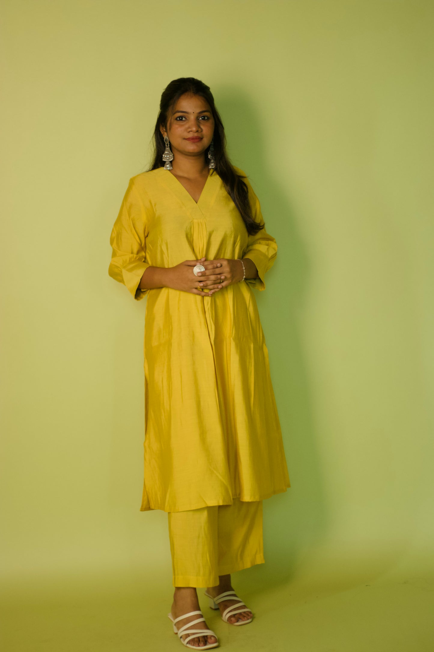 Black Chanderi Mehak kurta set