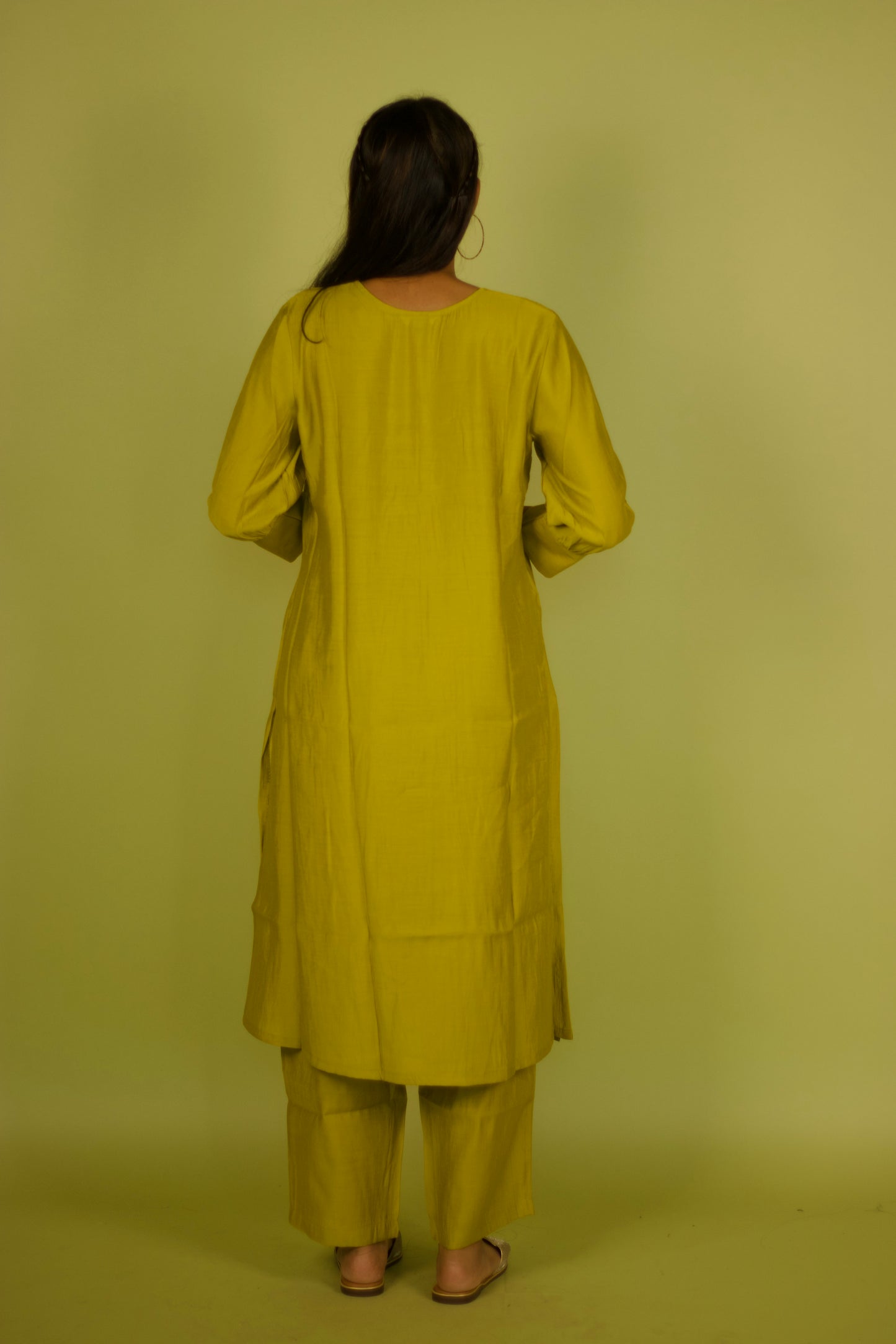 Black Chanderi Mehak kurta set