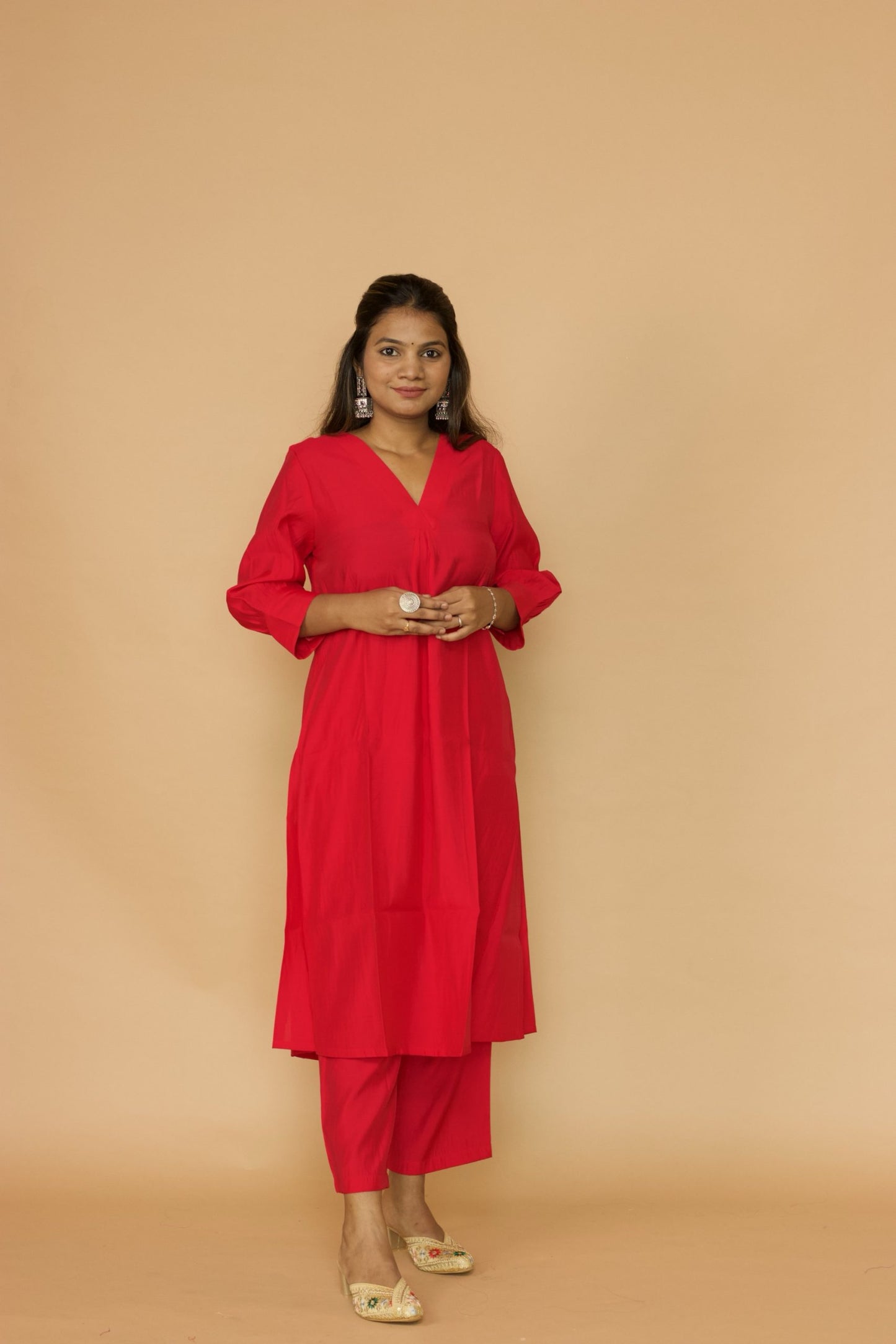 Black Chanderi Mehak kurta set