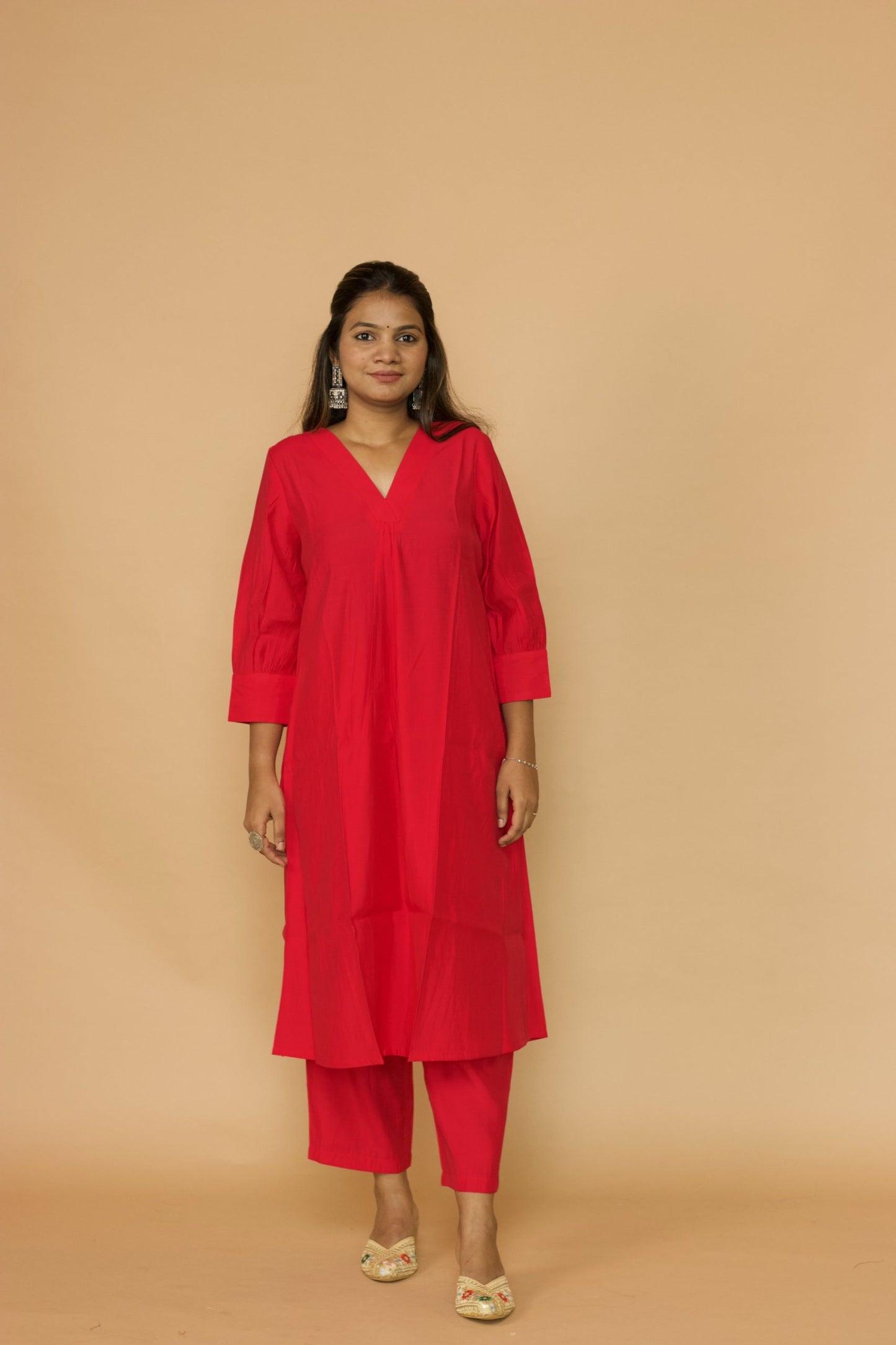 Black Chanderi Mehak kurta set